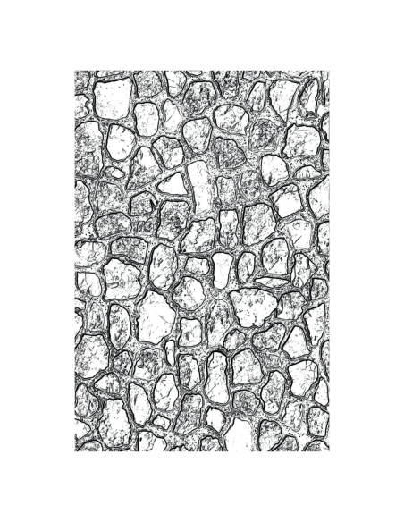 Carpeta de Embossing 3D Sizzix Mini Pavimento Tim Holtz 6.67x10.16cm