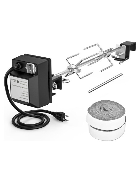 Kit de Rotisserie Skyflame Acero Inoxidable para Parrillas 54.6-74.9cm