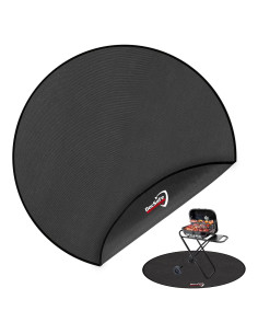 Alfombrilla Redonda 42" DocSafe Aislante Térmico para Fogatas