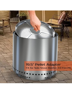 Adaptador de Pellet BBQCuker para Solo Stove Bonfire 2.0 2