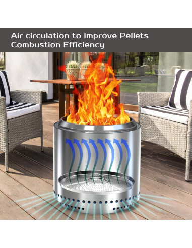 Adaptador de Pellet BBQCuker para Solo Stove Bonfire 2.0