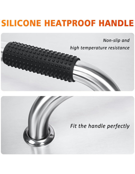 Tapa de Fogón Hisencn 27" Acero Inoxidable para Camping