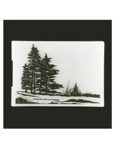 Plantilla de Embossing Kwan Crafts 12.5x17.7cm para Tarjetas