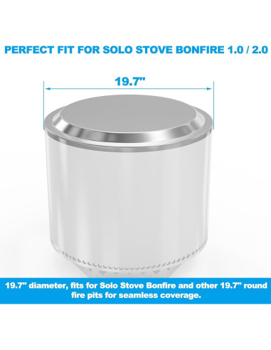 Tapa de Fogata LS'BABQ para Solo Stove Bonfire 50 cm