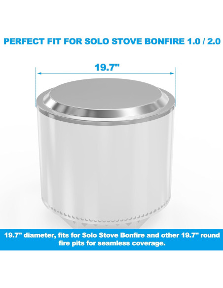 Tapa de Fogata LS'BABQ para Solo Stove Bonfire 50 cm