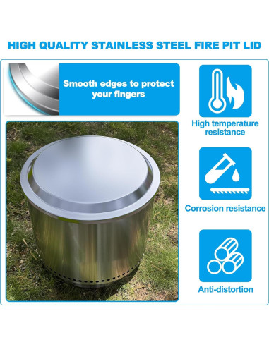 Tapa de Fogata LS'BABQ para Solo Stove Bonfire 50 cm