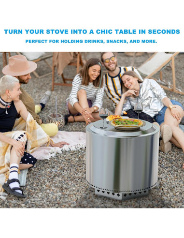 Tapa de Fogata LS'BABQ para Solo Stove Bonfire 50 cm