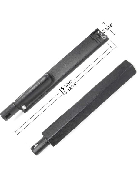 Kit de Tubos de Quemador Hierro Fundido Votenli 15.8 cm 3-Pack