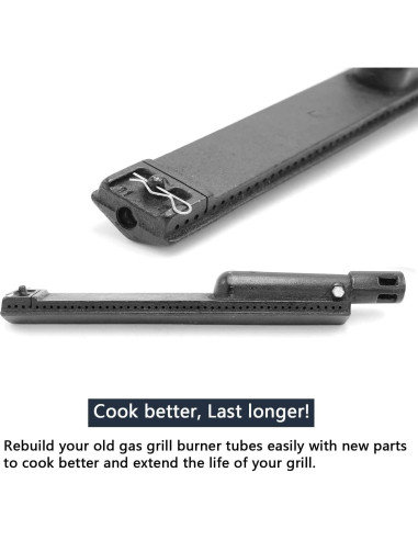 Kit de Tubos de Quemador Hierro Fundido Votenli 15.8 cm 3-Pack