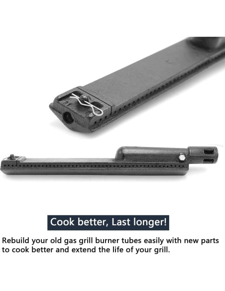 Kit de Tubos de Quemador Hierro Fundido Votenli 15.8 cm 3-Pack