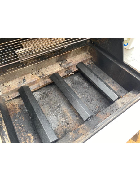 Kit de Tubos de Quemador Hierro Fundido Votenli 15.8 cm 3-Pack