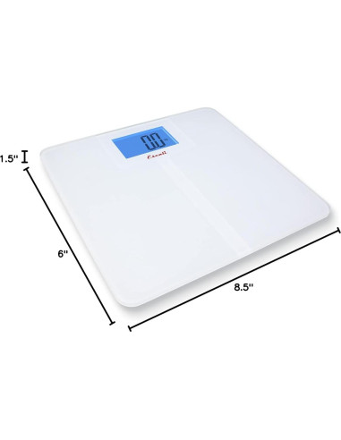 Balanza Digital Escali de Baño y Cocina Antideslizante 255 kg