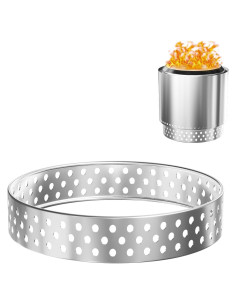 Soporte para Fogata GLOWYE 19.5" (49.53 cm) Acero Inoxidable