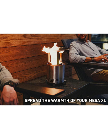 Deflector de Calor Solo Stove Mesa XL Acero Inoxidable 304