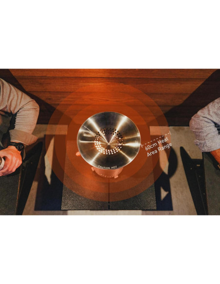 Deflector de Calor Solo Stove Mesa XL Acero Inoxidable 304