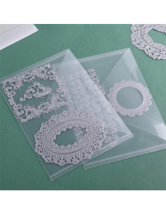 Paquete de 10 Bolsas de Almacenamiento Transparentes 18x25.5 cm 2