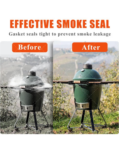 Junta de Parrilla Autoadhesiva Dallden para Big Green Egg L/XL/XXL
