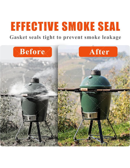 Junta de Parrilla Autoadhesiva Dallden para Big Green Egg L/XL/XXL