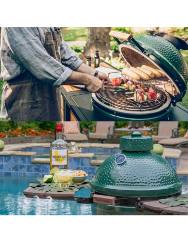 Termómetro de Reemplazo Big Green Egg 8.38 cm Acero Inoxidable