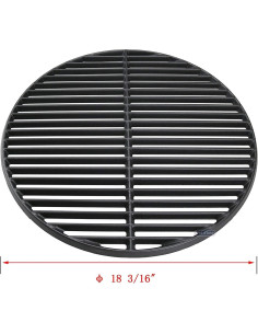 Rejilla de Cocción Hierro Fundido Votenli 46.2 cm para Parrilla 2