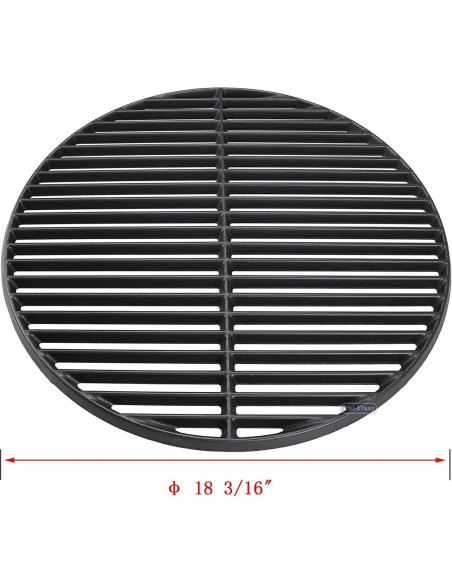 Rejilla de Cocción Hierro Fundido Votenli 46.2 cm para Parrilla