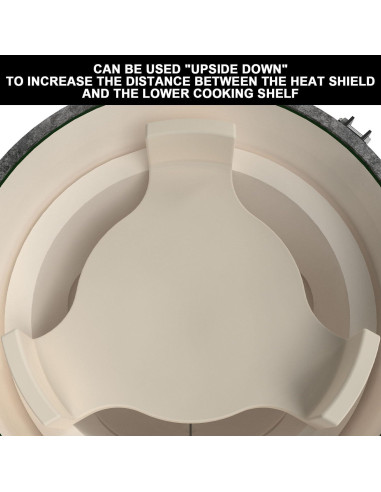 Deflector de Calor de Cordierita 45.72 cm para Big Green Egg
