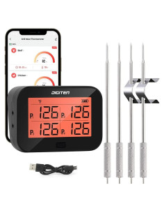 Termómetro Digital Bluetooth SENSTREE 4 Sondas 232C