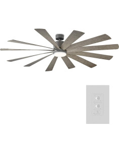 Ventilador Inteligente Modern Forms Windflower 80" Grafito LED 2