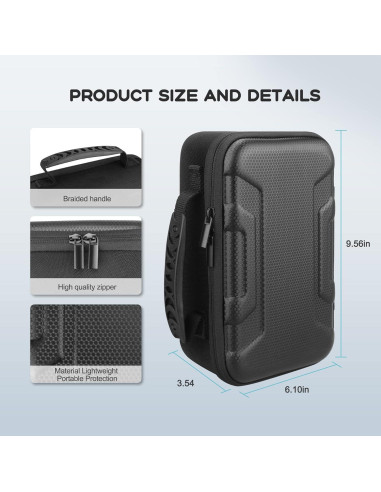 Funda Dura Esimen para Proyector Nebula Capsule 3 - Negro