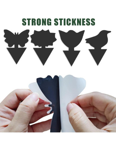 Trampas Adhesivas para Mosquitos SEEKBIT - 36 Piezas Negros