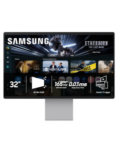 Monitor Inteligente Samsung 32" QD-OLED 4K 165Hz LS32FM902SNXZA