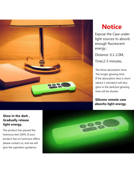 Funda de Control Remoto Pinowu para Apple TV 2021 - 2 Pack