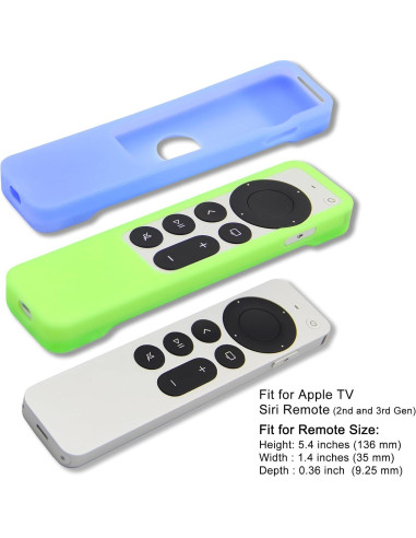 Funda de Control Remoto Pinowu para Apple TV 2021 - 2 Pack
