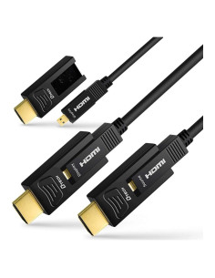 Cable HDMI de fibra óptica DTech 15m 4K 60Hz 18Gbps