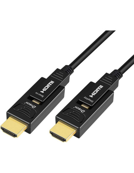 Cable HDMI de fibra óptica DTech 15m 4K 60Hz 18Gbps