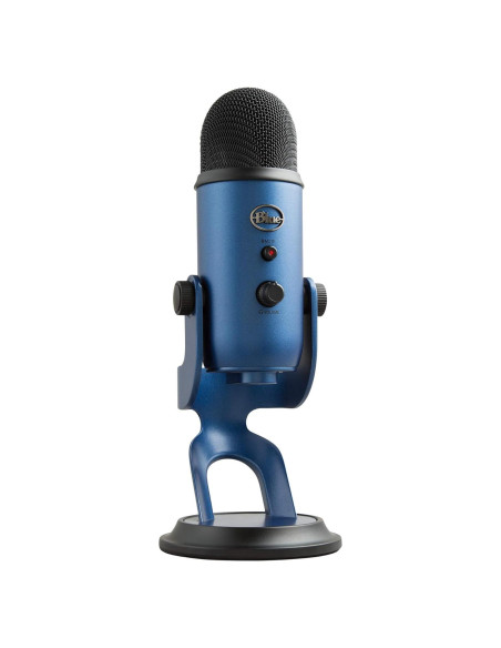 Micrófono USB Blue Yeti Azul Medianoche - Renovado, 1.45 kg