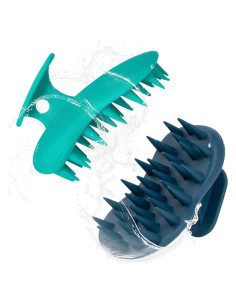 2 Piezas Cepillo Masajeador de Cuero Cabelludo PHOVSUV Silicona