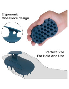 2 Piezas Cepillo Masajeador de Cuero Cabelludo PHOVSUV Silicona 2
