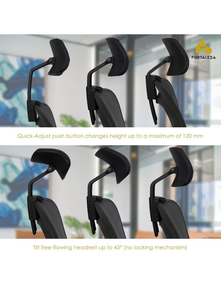 Reposacabezas ajustable Fortaleza para silla Herman Miller Aeron