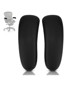 Reemplazo Almohadillas Reposabrazos Herman Miller Aeron Remasterizada - Negro