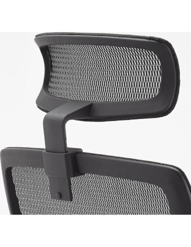 Silla de Oficina Ergonómica Amazon Basics, Malla Negra, 125 cm