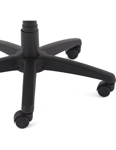 Silla de Oficina Ergonómica Amazon Basics, Malla Negra, 125 cm