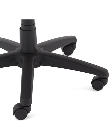 Silla de Oficina Ergonómica Amazon Basics, Malla Negra, 125 cm