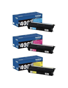 Cartucho de Tóner Brother TN433 Cian, Magenta y Amarillo - 3 Piezas