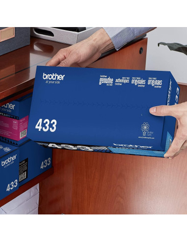 Cartucho de Tóner Brother TN433 Cian, Magenta y Amarillo - 3 Piezas