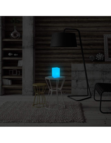 Lámpara de Noche LED Mr.Go 15 cm RGB Recargable con Control Remoto