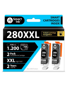 Cartucho de Tinta Compatible Smart Ink 280XXL para Canon - 2 PGBK