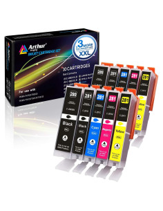 Cartuchos de tinta compatibles Arthur Imaging para Canon 10 unidades