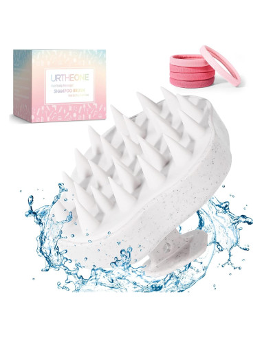 Cepillo de Masaje para Cuero Cabelludo URTHEONE Beige con Gomas