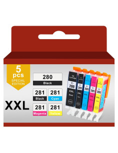 Cartuchos de tinta KIMPOK PGI-280XXL/CLI-281 XXL para Canon